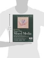 Strathmore Toned Mixed Media Paper Toned Tan 9"X12"-15 Sheets -62462209 - Image 2