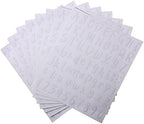 Outus 576 Pcs 8 Sheets Letters Stickers Vinyl Alphabet Number Decals Back to - Image 3