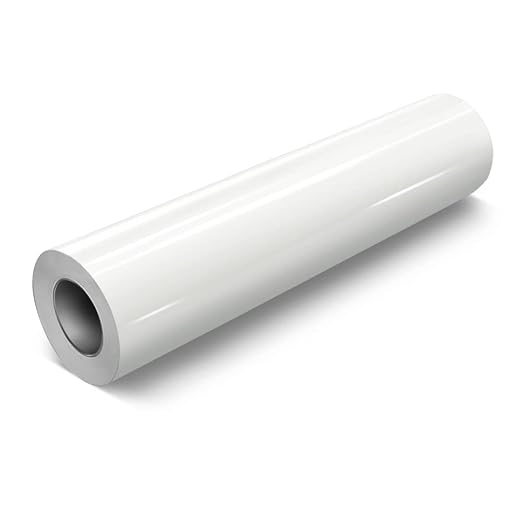 VViViD White Gloss DECO65 Permanent Adhesive Craft Vinyl by VVIVIDVINYL