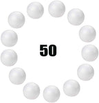 hesmartly 50-Pack 1Inch White Craft Balls by hesmartly