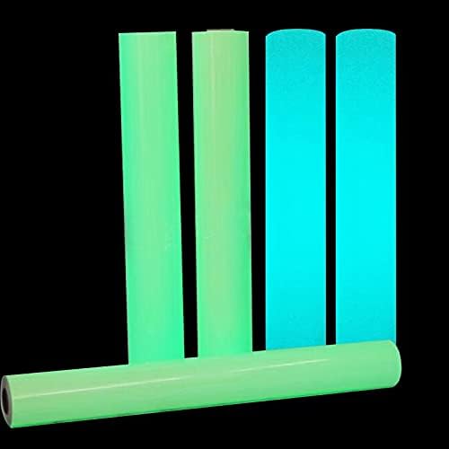 Glow in The Dark Heat Transfer Vinyl Rolls Luminous Green Iron on Vinyl 12Inch - Image 3