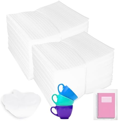 100 Pack 6'' x8'' 0.5MM Cushion Foam Pouches by High-PQ