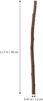 NOLITOY 50pcs Natural Wood Sticks - Image 5