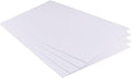 BENECREAT 4 Pcs 2mm PVC Foam Sheet White Plastic Sheet 11.8x15.7 Inch by BENECREAT