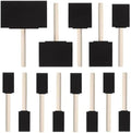 13 Pcs Foam Paint Brushes 5 Sizes, Touch Up, DIY Craft Projects by Unknown
