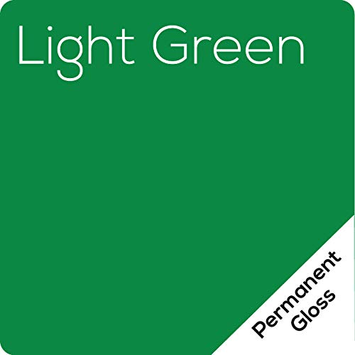 12.125" x 25ft Roll of Oracal 651 Light Green Craft Vinyl - Image 4