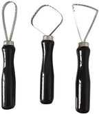3pcs Sculpture Scraper Knife Carved Sludge Shaper Ceramic Pottery Clay Trimming - Image 3