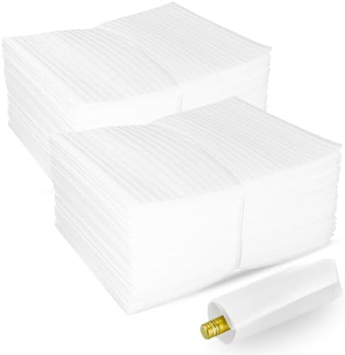 100 Pack 8'' x12'' 0.5MM Cushion Foam Pouches by High-PQ
