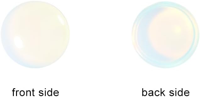20pcs 12mm Natural Stone No Hole Opal Semicircle Smooth Cabochons Beads Healing - Image 4