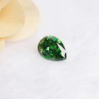 Comimark 1PCS Green Drop Shape Cut Emerald Loose Gemstone - Image 7