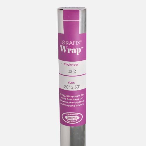 Grafix Dura-Lar 0.002" Film, Ultra Clear, Glossy 20" x50', Mylar/Acetate - Image 2