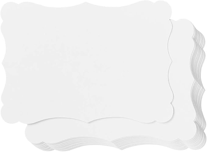 50 Pack Blank Kraft Greeting Cards, 5x7IN | Thick Cardstock Paper, by Homtable