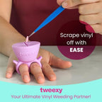 tweexy Craft Vinyl Weeding Scrap Collector Ring | Weeding Tools - Image 8