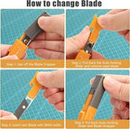 Mulwark 16PC Box Cutter Retractable Utility Knife Set - Image 5