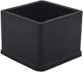 Flyshop Non-Slip Thick Rubber Leg Tips Floor Protectors Square Chair Leg Caps 20pcs, Black, 35 mm x 35 mm, 1-3/8" x 1-3/8"