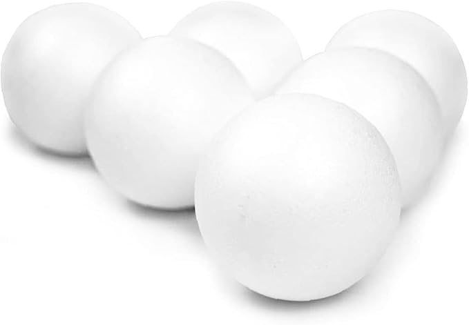 Evershine 12 Pack 5 Inch Craft Foam Ball - Image 5