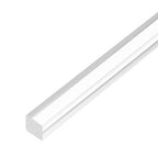 MECCANIXITY Acrylic Square Rods 1" x 12" Clear Acrylic Dowel Rods Sticks by MECCANIXITY