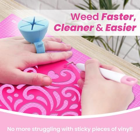 tweexy Craft Vinyl Weeding Scrap Collector Ring - Image 3