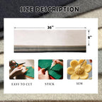 Black White Grey 8 Assorted Soft Felt Sheets Fabric 8'' x 36'' 1.6mm Thick | - Image 2