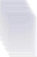 15 Pack 6 Mil Clear Mylar Stencil Sheets, Reusable Template Material, Make Your by EGOSKY