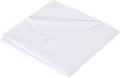 Full Flat Sheet Only， 80x96Inch White by Hotella