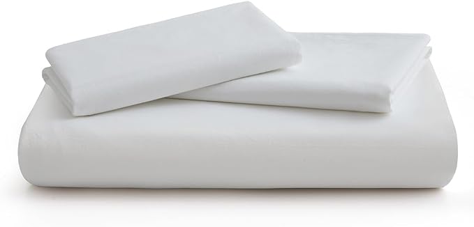 White Duvet Cover Full Size, 100% Washed Cotton Linen Like Bedding Set - Image 7