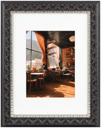 Golden State Art, 9X12 Ornate Finish Photo Frame by GoldenStateArt