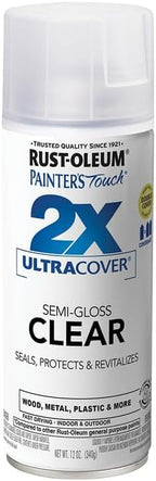 Rust-Oleum Painter's Touch 2X Ultra Cover Spray Paint, Semi-Gloss Clear | - Image 4