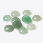 20pcs 12mm Natural Stone No Hole Green Aventurine Semicircle Smooth Cabochons - Image 2