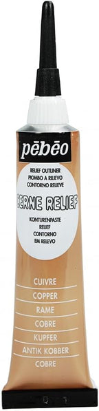 Pebeo Vitrail, Cerne Relief Dimensional Paint, 20 ml Tube by Unknown