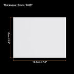 MECCANIXITY EVA Foam Sheets White 7.6 Inch x 5.9 Inch 2mm Thickness - Image 2