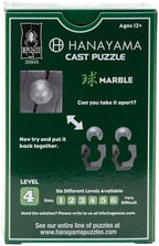 BePuzzled |Marble Hanayama Metal Brainteaser Puzzle Mensa Rated Level 4 - Image 2
