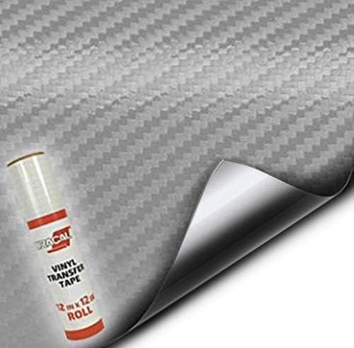 VViViD Craft 3D Carbon Fibre Textured Vinyl Sheet 1ft x 5ft by VVIVIDVINYL