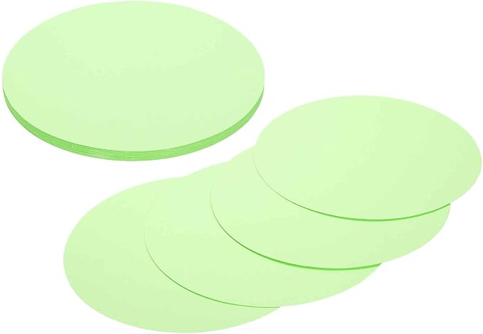 MECCANIXITY 24 Pcs Circle Card Stock, 5.9 Inch Round Cutouts Paper Thick by MECCANIXITY
