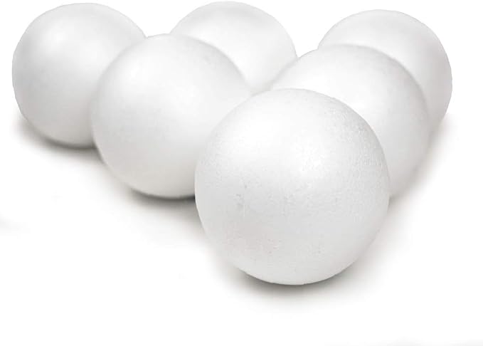 Evershine 4 Pack 6 Inch Craft Foam Ball - Image 5