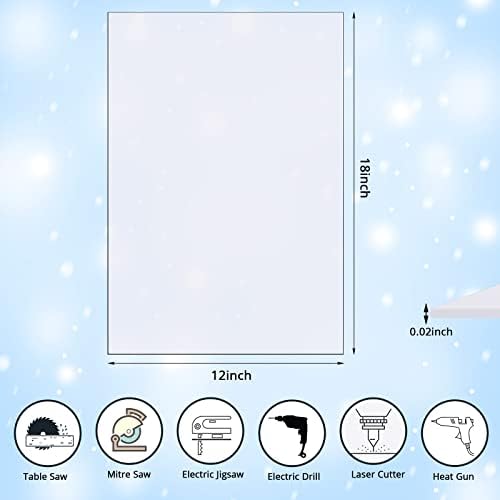Zonon 5 Pcs Polycarbonate Clear Plastic Sheets - Image 2
