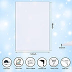 Zonon 5 Pcs Polycarbonate Clear Plastic Sheets - Image 2