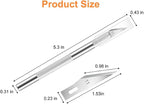 5PCS Craft Knife Hobby Knife Includes 50PCS Spare Exacto Knife Blades #11 - Image 5