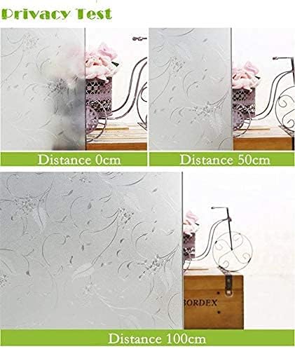 Niviy Flower Window Clings Static Cling Non-Adhesive Window Film Frosted Glass - Image 6
