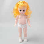 3 Golden Blonde Full‑Body Dolls – Plastic Craft Doll Models - Image 5