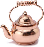 Dollhouse Miniature Vivid Teapot Tea Kettle 1:12 Scale Kitchen Copper Model - Image 7