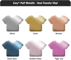 Siser Easy Puff Metallic HTV 11.8"x150ft Roll – Puffy Heat Transfer Vinyl – - Image 9