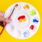 Hulameda 80pcs Paint Tray Palettes, Paint Palettes | Plastic Round Paint Pallets - Image 6