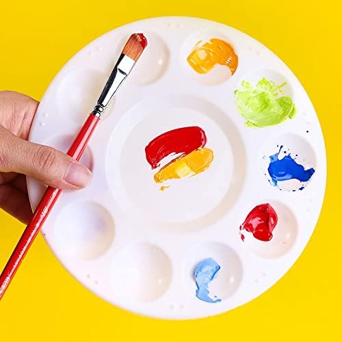 Hulameda 80pcs Paint Tray Palettes, Paint Palettes | Plastic Round Paint Pallets - Image 6