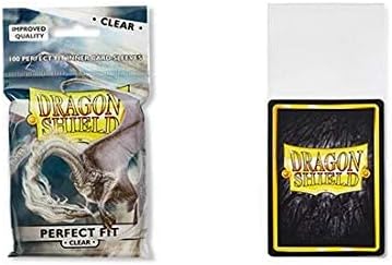 10 Packs Dragon Shield Perfect Fit Clear Inner Sleeves Standard Size 100 ct - Image 3