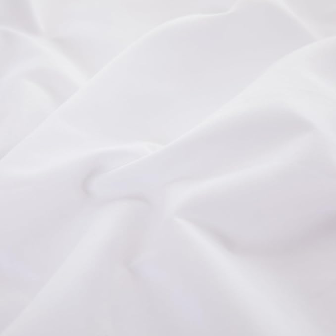 Queen Flat Sheet Only， 90x102Inch White - Image 6