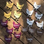 Unfinished Wood Hen Chicken Shape Farm Animal Craft up to 46" DIY 7" / 1/2" - Image 5
