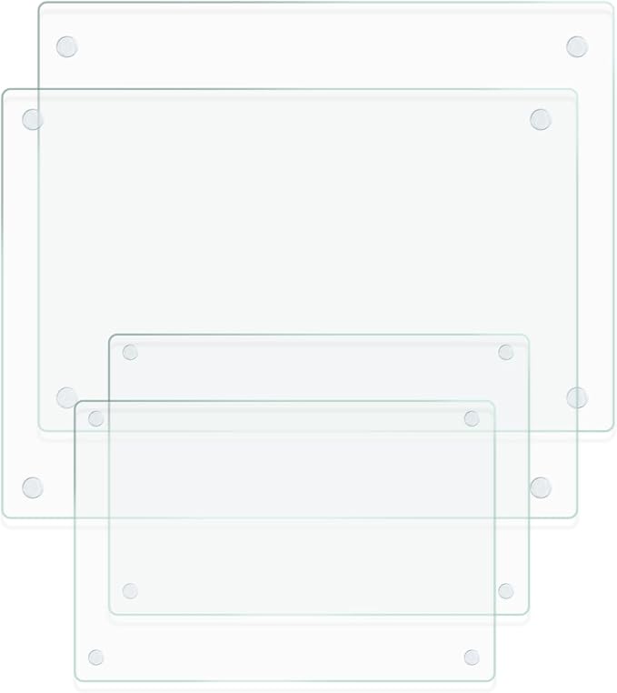 Glass Cutting Boards for Kitchen, Non-slip Chopping Board, Table protection by Unknown