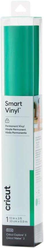 Cricut Smart Permanent Vinyl, Grass - 3ft Roll Adhesive Craft Vinyl - Matless by Unknown