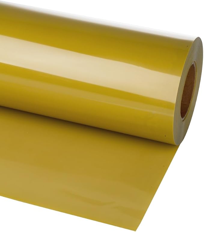 guangyintong Heat Transfer Vinyl Golden HTV Rolls, Matte Surface PU Material by guangyintong